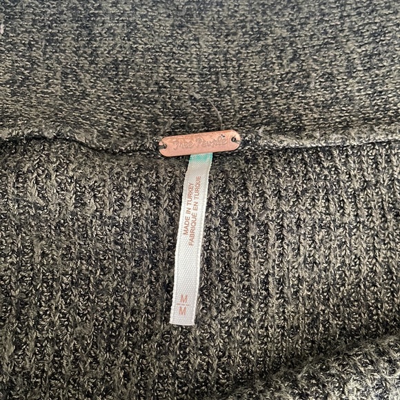 Free People Off-The-Shoulder Olive Sweater - Picture 4 of 5